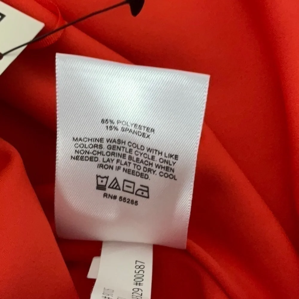 Express Orange Crossback Body Suit Size Medium